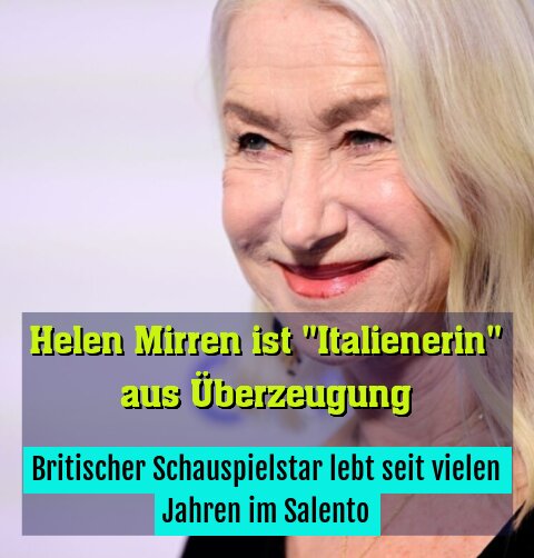 Britischer Schauspielstar lebt seit vielen Jahren im Salento