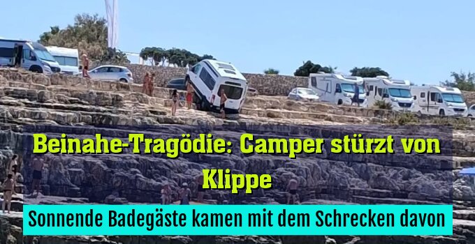 Sonnende Badegäste kamen mit dem Schrecken davon