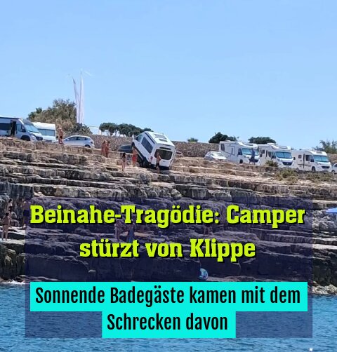 Sonnende Badegäste kamen mit dem Schrecken davon