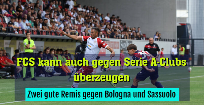 Zwei gute Remis gegen Bologna und Sassuolo