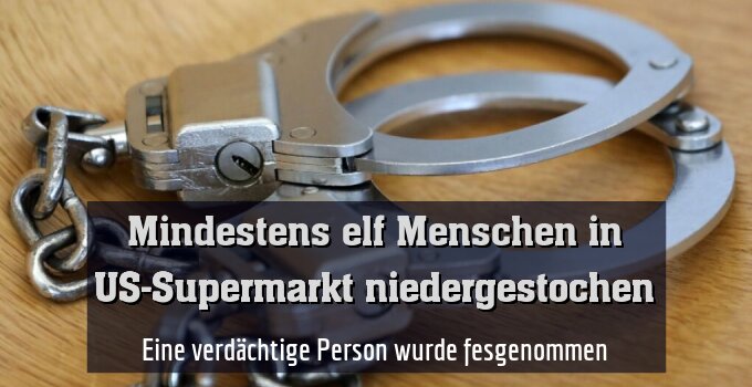 ++ ARCHIVBILD ++ Eine verdächtige Person wurde fesgenommen
