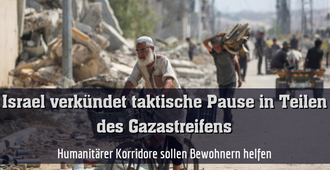 Humanitärer Korridore sollen Bewohnern helfen