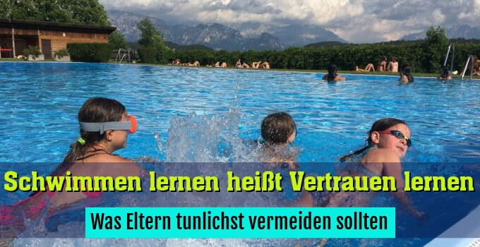 Was Eltern tunlichst vermeiden sollten