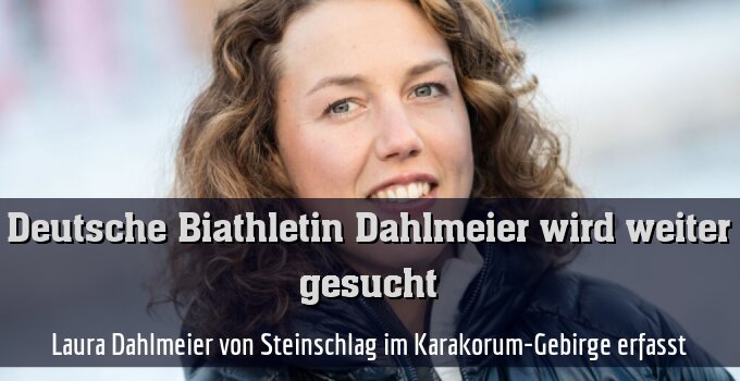 ++ ARCHIVBILD ++ Laura Dahlmeier von Steinschlag im Karakorum-Gebirge erfasst