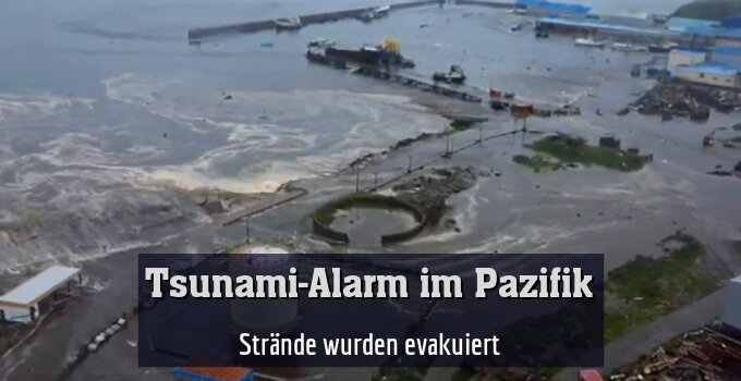 Tsunami traf auf russische Inseln