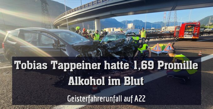 Geisterfahrerunfall auf A22