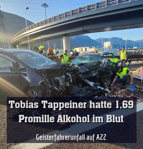 Geisterfahrerunfall auf A22