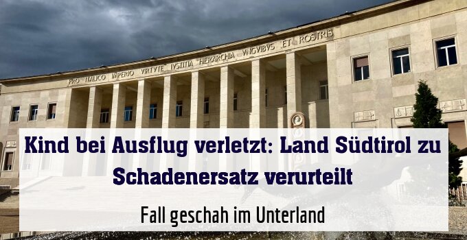 Fall geschah im Unterland