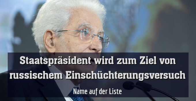 Name auf der Liste