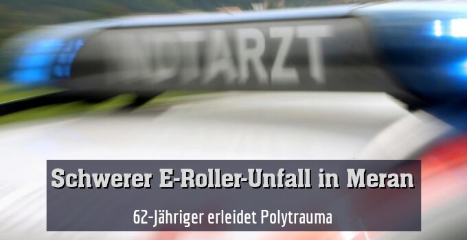 62-Jähriger erleidet Polytrauma