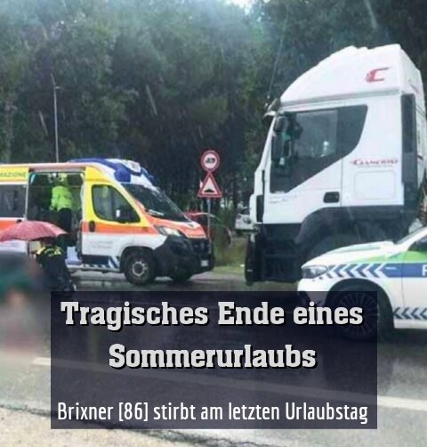 Brixner [86] stirbt am letzten Urlaubstag