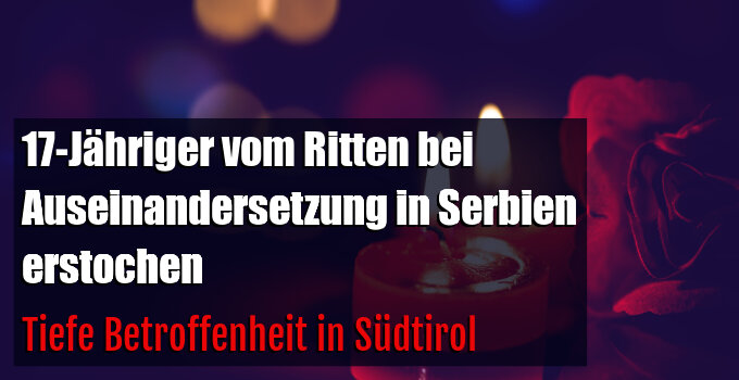 Tiefe Betroffenheit in Südtirol