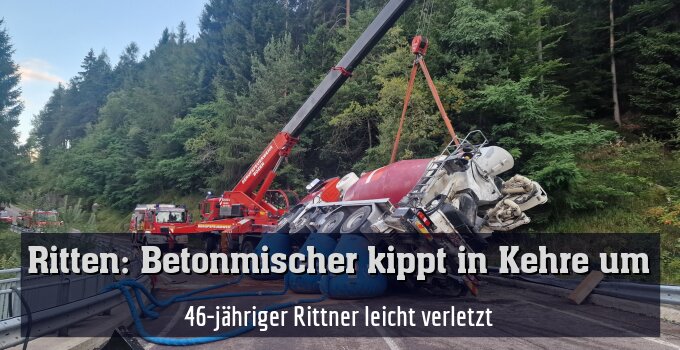46-jähriger Rittner leicht verletzt
