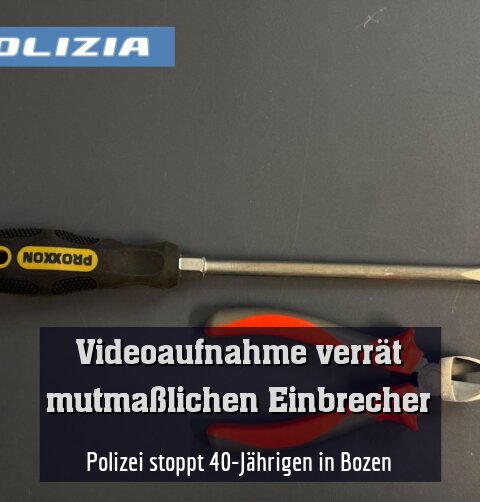 Polizei stoppt 40-Jährigen in Bozen