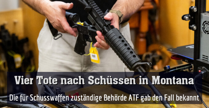 Die für Schusswaffen zuständige Behörde ATF gab den Fall bekannt