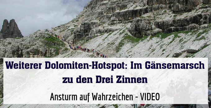 Ansturm auf Wahrzeichen - VIDEO