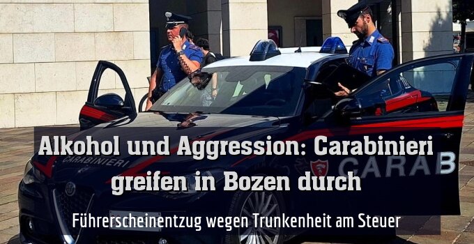 Führerscheinentzug wegen Trunkenheit am Steuer