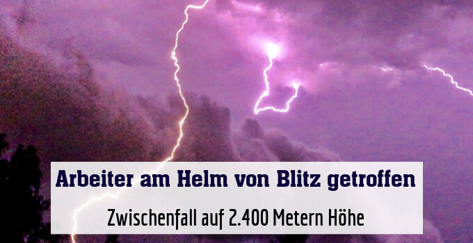 Zwischenfall auf 2.400 Metern Höhe