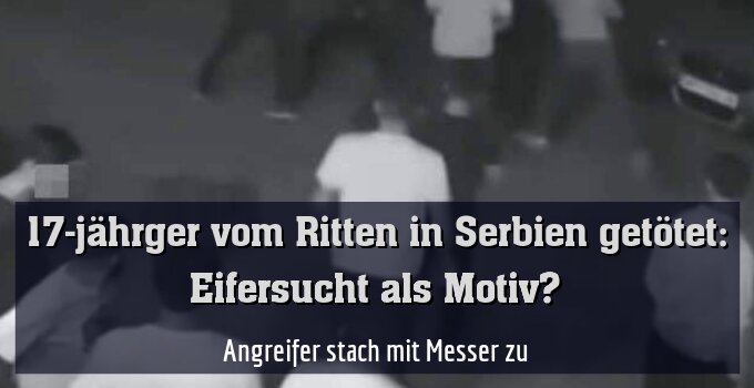 Angreifer stach mit Messer zu
