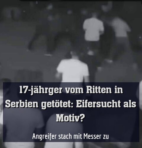 Angreifer stach mit Messer zu