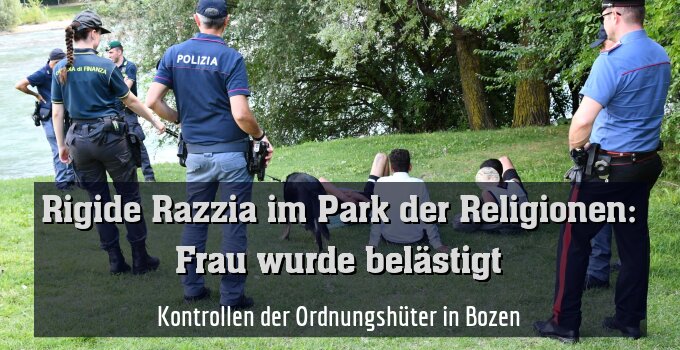 Kontrollen der Ordnungshüter in Bozen