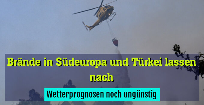 Wetterprognosen noch ungünstig
