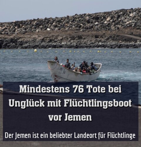 Der Jemen ist ein beliebter Landeort für Flüchtlinge