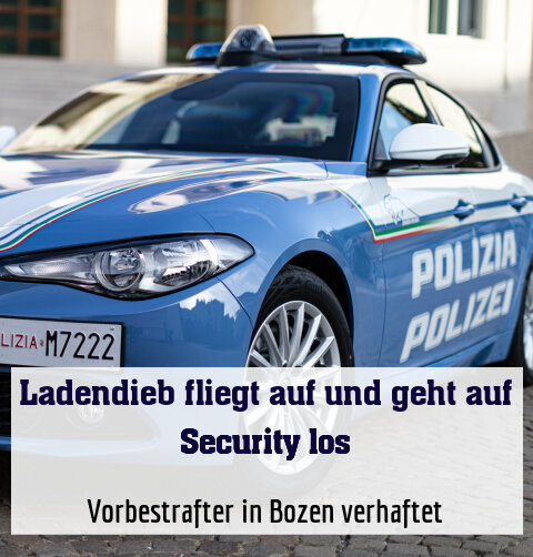 Vorbestrafter in Bozen verhaftet