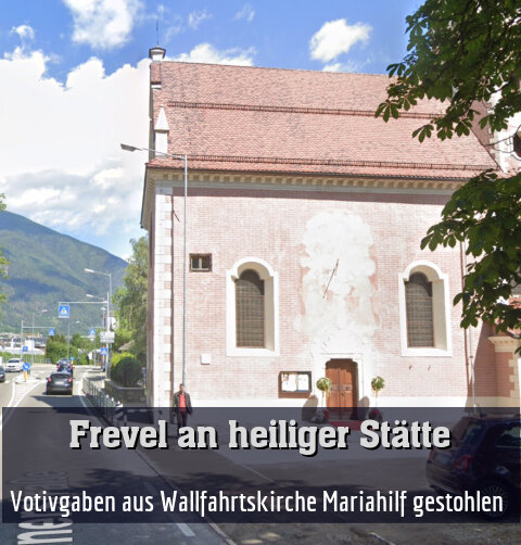 Votivgaben aus Wallfahrtskirche Mariahilf gestohlen 
