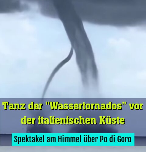 Spektakel am Himmel über Po di Goro