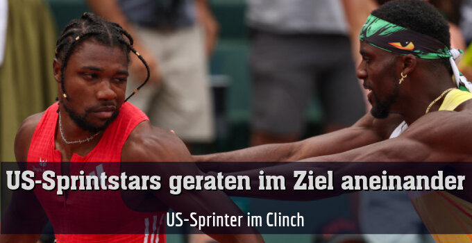 US-Sprinter im Clinch