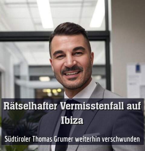 Südtiroler Thomas Grumer weiterhin verschwunden