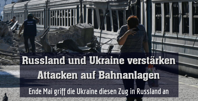 Russischer Luftangriff auf ukrainischen Eisenbahnknotenpunkt Losowa