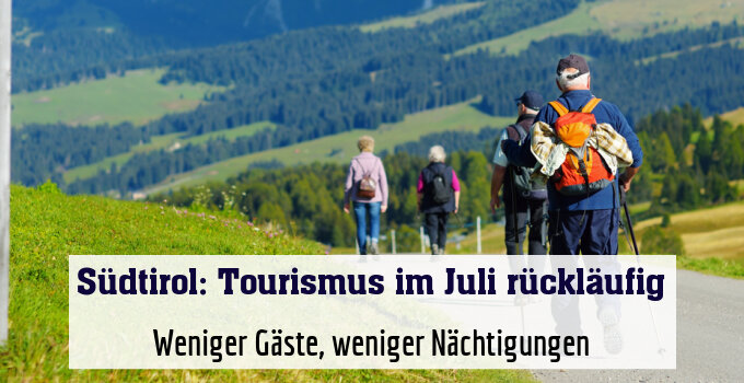 Weniger Gäste, weniger Nächtigungen