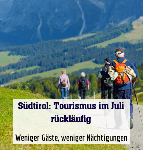 Weniger Gäste, weniger Nächtigungen