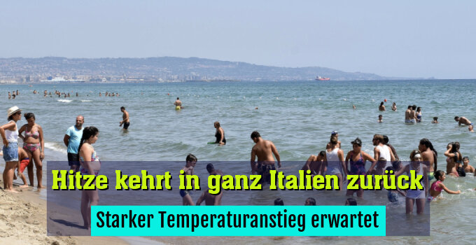 Starker Temperaturanstieg erwartet