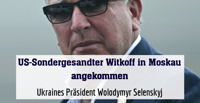 Witkoff bleibt vorerst bis Freitag