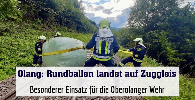 Besonderer Einsatz für die Oberolanger Wehr