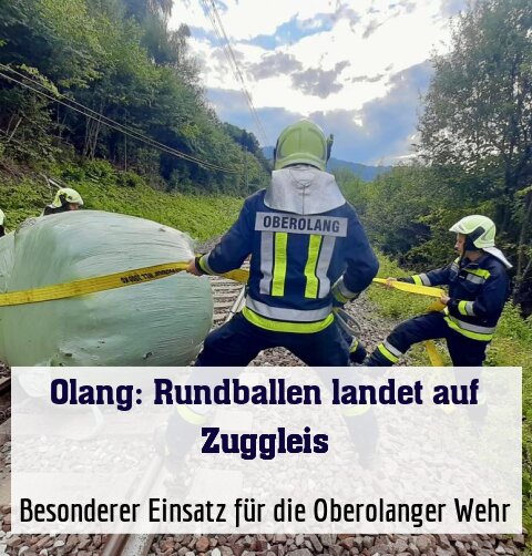 Besonderer Einsatz für die Oberolanger Wehr