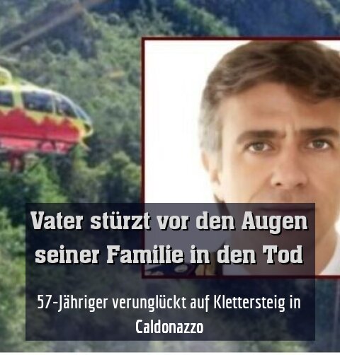 57-Jähriger verunglückt auf Klettersteig in Caldonazzo