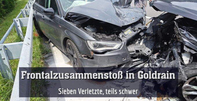Sieben Verletzte, teils schwer
