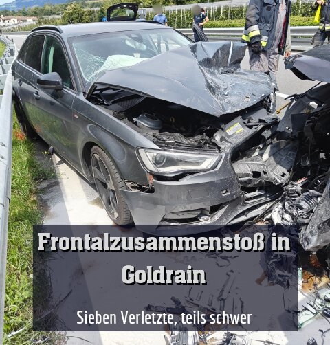 Sieben Verletzte, teils schwer