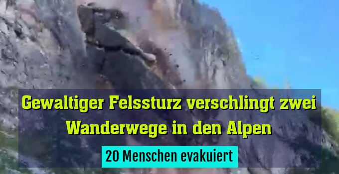 20 Menschen evakuiert - VIDEO
