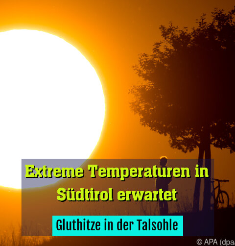 Gluthitze in der Talsohle