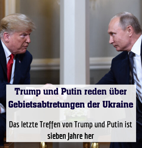 Das letzte Treffen von Trump und Putin ist sieben Jahre her