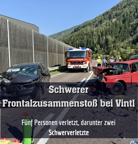 Fünf Personen verletzt, darunter zwei Schwerverletzte