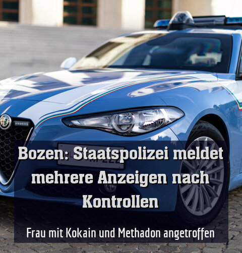 Frau mit Kokain und Methadon angetroffen