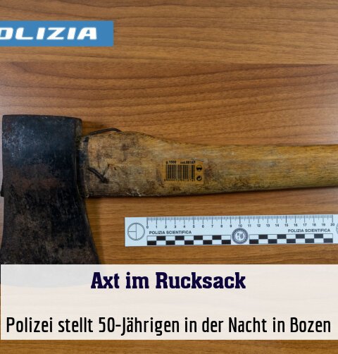Polizei stellt 50-Jährigen in der Nacht in Bozen