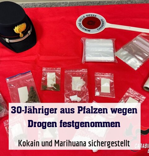 Kokain und Marihuana sichergestellt