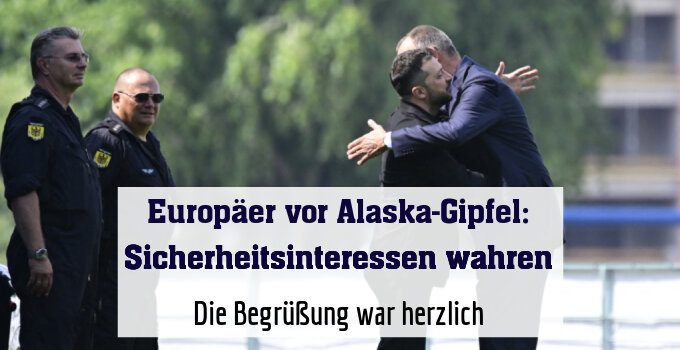 Die Begrüßung war herzlich